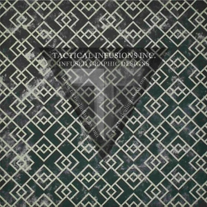 Kydex Infused Imperial Geometric Pattern 11 7/8 X 7 7/8" 1 Sheet - Picture 1 of 1