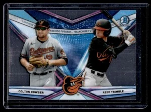 2021 Bowman Draft Franchise Futures Colton Cowser/Reed Trimble Baltimore Orioles - Picture 1 of 2