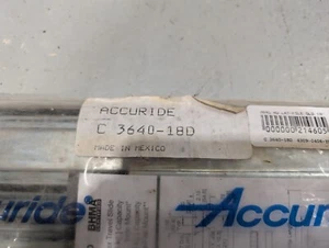 Accuride C3640-18D Drawer Slide, Side, Flat/Bracket Mount, Pair of 2, 18inch - Picture 1 of 2