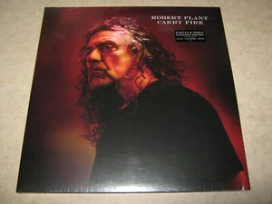 ROBERT PLANT-Carry Fire 2LP's NEW! Barnes & Noble Gold Vinyl Led Zeppelin - Picture 1 of 3