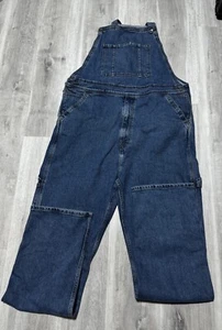 Levis Stauss Signature Denim Overall Bob 36x34 - Picture 1 of 7