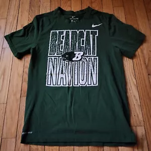 T-shirt basket Nike Dri Fit Northwest Missouri State Bearcats Nation verde S - Foto 1 di 4
