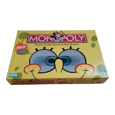 Monopoly Nickelodeon SpongeBob SquarePants Edition 2005 Lenticular Eyes - Image 1 of 4
