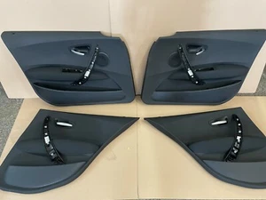 Bmw 1er E87 5.Türer Türverkleidungen Türpappen Seitenverkleidungen Grau schwarz - Bild 1 von 12