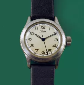 Vintage 1940's CROTON AquaMedico Military Doctors Clamshell Case Men's Watch - Picture 1 of 10