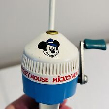 Vintage Zebco Disney Mickey Mouse Fishing Rod Reel Childrens Kids 1988