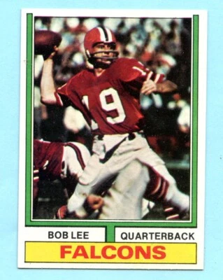 1974 Topps Football # 265 Bob Lee -- Atlanta Falcons Box 708 - Image 1 of 2
