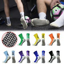 Mens Anti Slip Football Socks Athletic Long Socks Absorbent Sport Grip Socks UK