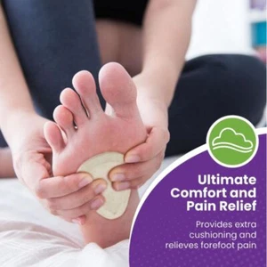 6 pairs Felt Metatarsal Felt Foot Pad White Mortons Neuroma Relief Sport - Picture 1 of 6