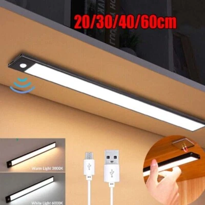 LED Unterbauleuchte mit Bewegungsmelder AKKU Lichtleiste Küche Schranklampe OD - Bild 1 von 4