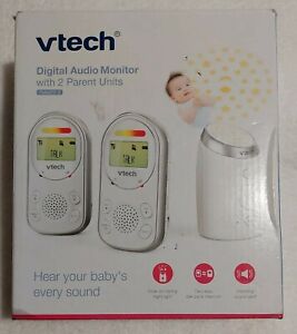 vTech Digital Audio Monitor with 2 Parent Units Model TM8212-2  Tested.