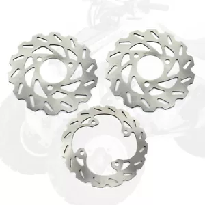 For Honda TRX400EX Front Rear Brake Disc Rotors Sportrax 400 TRX400X 1999-2014 - Picture 1 of 17