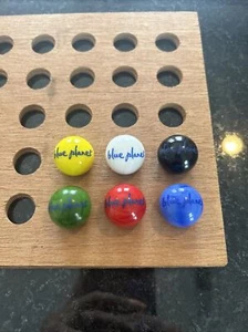 Vintage | "Blue Planet" | Assorted Colors | Marble | 1994 | LOT OF 6 - Picture 1 of 3