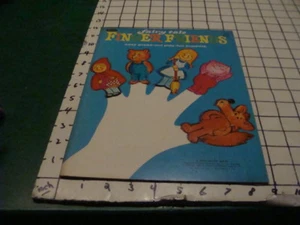 mostly unused Whitman 1969 FAIRY TALE FINGER FRIENDS press out and play - Picture 1 of 7