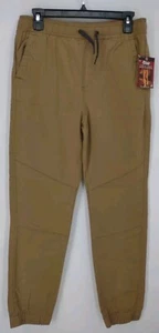 Plugg Jogger Pants Youth Size XL 18 - 20 Stretch Brown MSRP $40 NWT - Picture 1 of 14