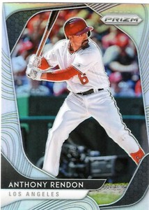 2020 Panini Prizm Silver Prizm Anthony Rendon #1 Los Angeles Angels