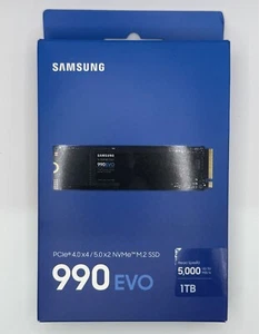 Samsung 990 EVO SSD 1TB Wewnętrzny dysk SSD PCIe Gen 4x4 | Gen 5x2 M.2 2280 - Zdjęcie 1 z 7