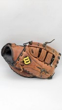 Wilson First Base Mitt A0730 A730 BM 1st Baseman Glove RHT Brown 12-1/2”
