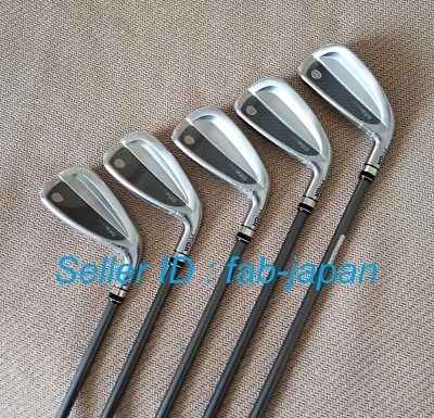 PRGR LADIES HI-COR SUPER egg IRON SET #7, 8, 9, P, A  M-30 GRAPHITE 5 CLUBS L - Image 1 of 4