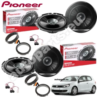 Kit 4 Casse Pioneer Anteriori e Posteriori per Volkswagen Golf 6 VI Doppio Cono