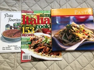 Lot of 3 Italian/Pasta Cookbooks/Magazines - Picture 1 of 1