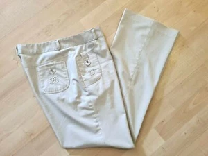 CHANEL Womens Beige Dress Pants Size 8? (Actual 32" Waist x 29" Inseam) Korea - Picture 1 of 12