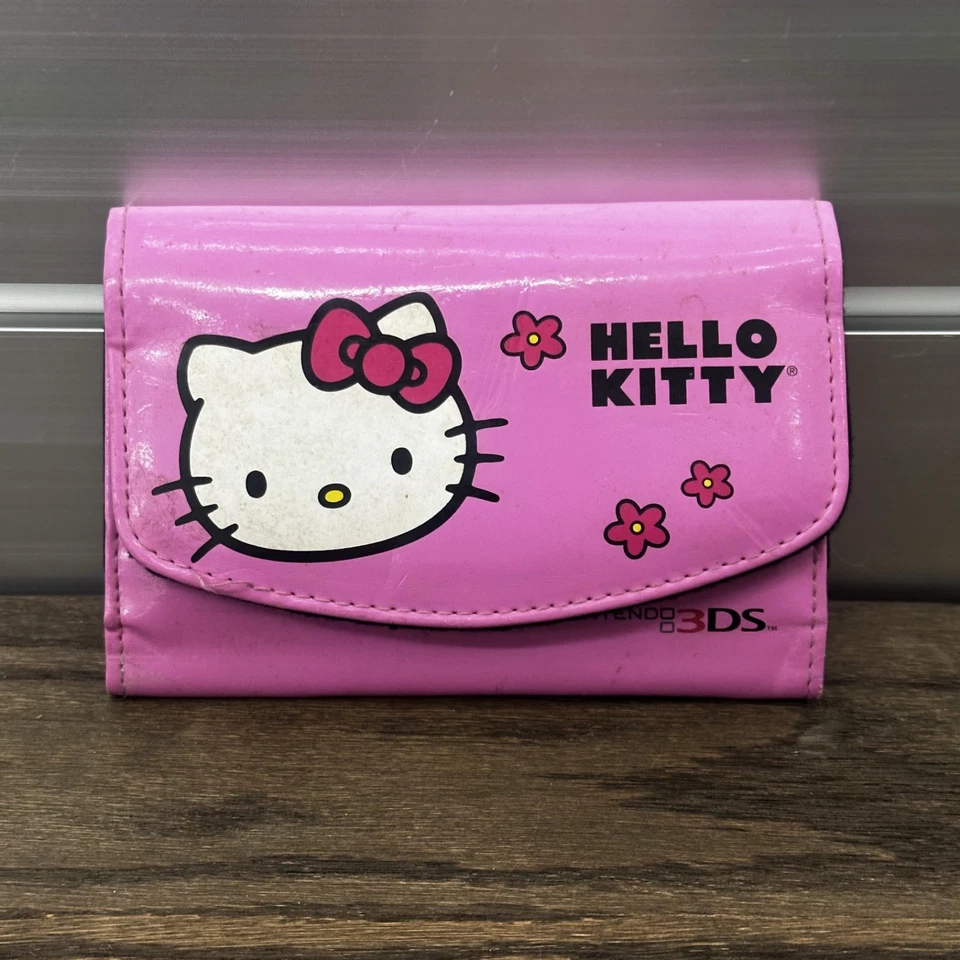 Funda portátil para juegos Hello Kitty Nintendo 3DS con capacidad para 2 juegos Sanrio rosa Foto 1 de 1