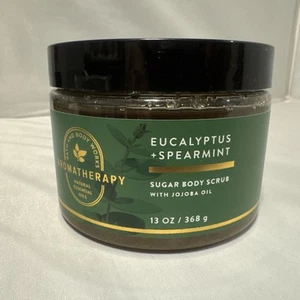 EUCALYPTUS + SPEARMINT Stress Relief SUGAR SCRUB Aromatherapy BATH & BODY WORKS - Picture 1 of 1