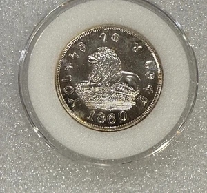 Patrick Mint 1/4 oz .999 Silver Round 1860 Mormon $5 Lion of Judah  RARE - Picture 1 of 2
