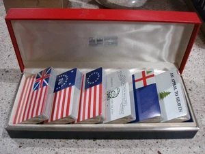 NEU 1776-1976 US Flaggen Bicentennial sechs Deck Spielkarten Set verpackt - Bild 1 von 3