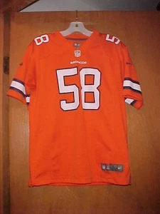 New YOUTH NIKE Von Miller Orange Denver Broncos Vapor / Color Rush Jersey, LARGE - Picture 1 of 15