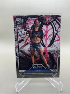 2025 Topps NOW - WWE - #92 AJ Lee WWE Return Let's Light It Up - 9.5 *In Hand - Picture 1 of 2