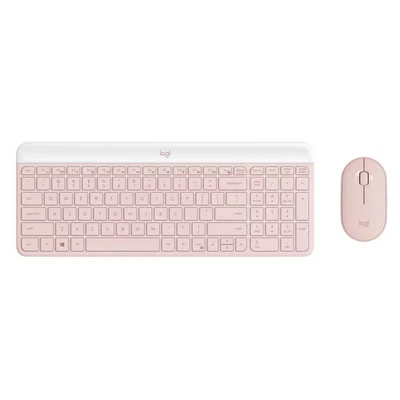 Logitech MK470 Keyboard - Pink - Image 1 of 4