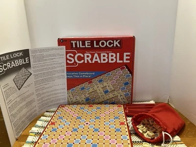 Scrabble Tile Lock The Classic Crossword Game Hasbro - 2023 Completo Foto 1 de 4