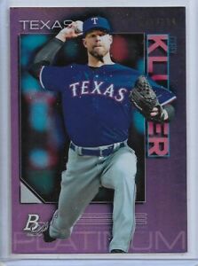 Corey Kluber 2020 Bowman Platinum #21 Pink /199 Texas Rangers