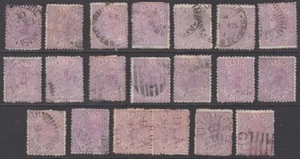 AUSTRALIA QUEENSLAND QV 1882-94 1/- x20 (ID:131/D37739) - Picture 1 of 1