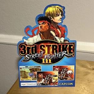 Street Fighter III 3rd STRIKE 1999 Countertop Standee - Picture 1 of 5