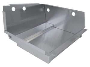 Land Rover Defender 90 y 110 hecho en el Reino Unido debajo del asiento caja de batería repuesto/reparación - Imagen 1 de 1