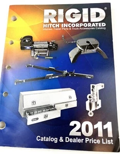 Rigid Hitch Incorporated Catalog & Dealer Price List 2011 CAT-2 Excellent Cond. - Imagen 1 de 3