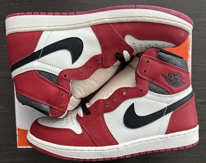 Size 10 - Air Jordan 1 Retro High OG Chicago Lost And Found Reimgined - Picture 1 of 11