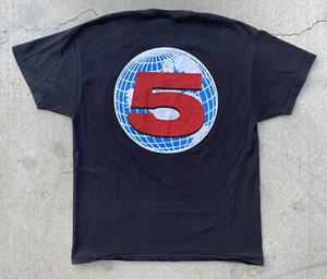 Channel 5 News Short Sleeve ‘Logo’ Pocket Graphic Tee T-Shirt SV3 (Black) LARGE - Picture 1 of 7