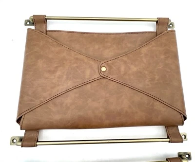 Bolsa de correo marca umbral entrada imitación cuero metal llaves y correo (LOTE DE 2) Foto 1 de 4