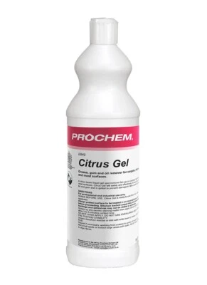 Prochem Citrus Gel 1L - Oil and grease remover, spot stain remover E840-01