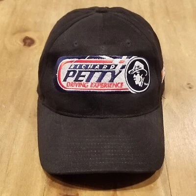 Gorra de colección Richard Petty Driving Experience correa trasera negra NASCAR Race Foto 1 de 4