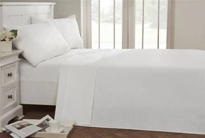 Flannelette Fitted Sheet - Picture 1 of 7