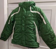 F.O.G. by London Fog Boys Size S 8 Green Removable Hood Puffer Coat Jacket 