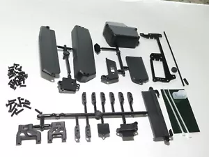 MUGE2029 MUGEN SEIKI MBX8TR 1/8 TRUGGY RADIO BOXES BATTERY PLATE SERVO TRAY SET - Picture 1 of 1