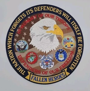 Fallen Heroes - Defenders of Our Freedom Embroidered Patch - Picture 1 of 5