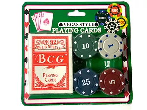 Fichas de póquer y cartas de juego BCG Club especial No. Tamaño de poker 92 - Imagen 1 de 3