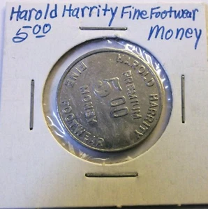 Harold Harrity Fine Footwear $5, Token, Wilkinsburg - Picture 1 of 2